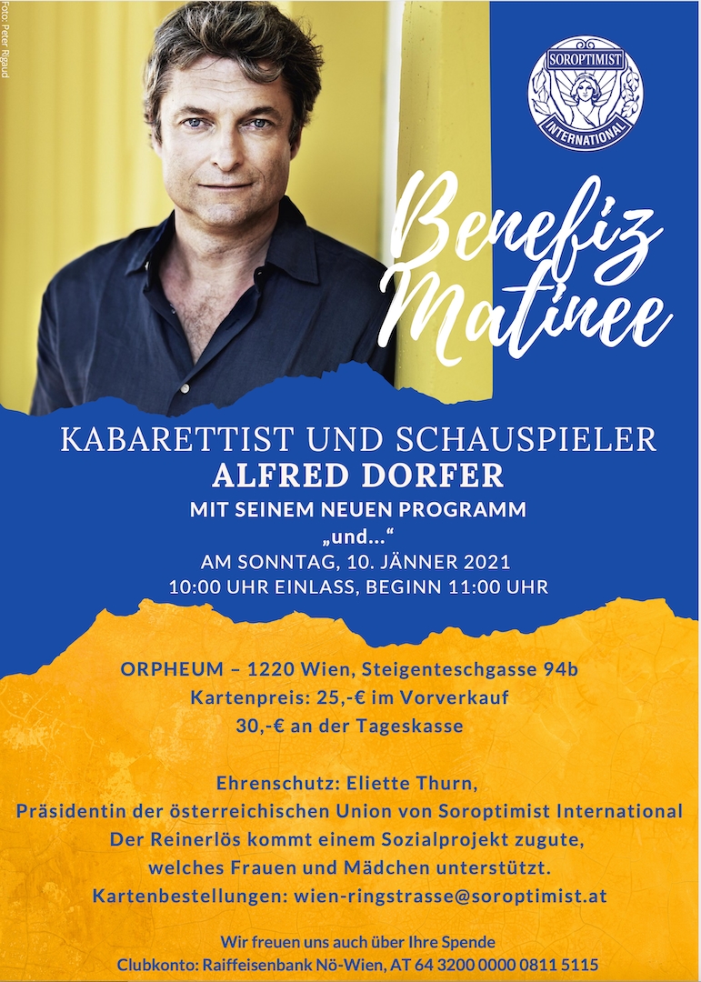 abgesagt: Benefiz Matinee Alfred Dorfer